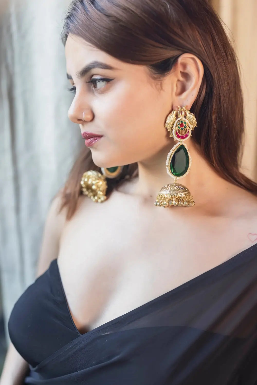 Antique Golden Jhumkas