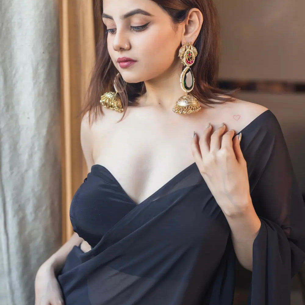 
                      
                        Antique Golden Jhumkas
                      
                    