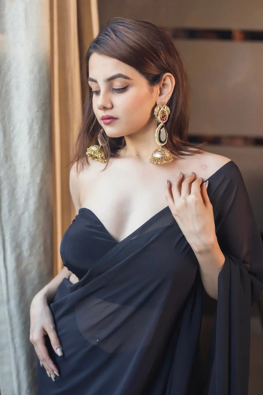 Antique Golden Jhumkas