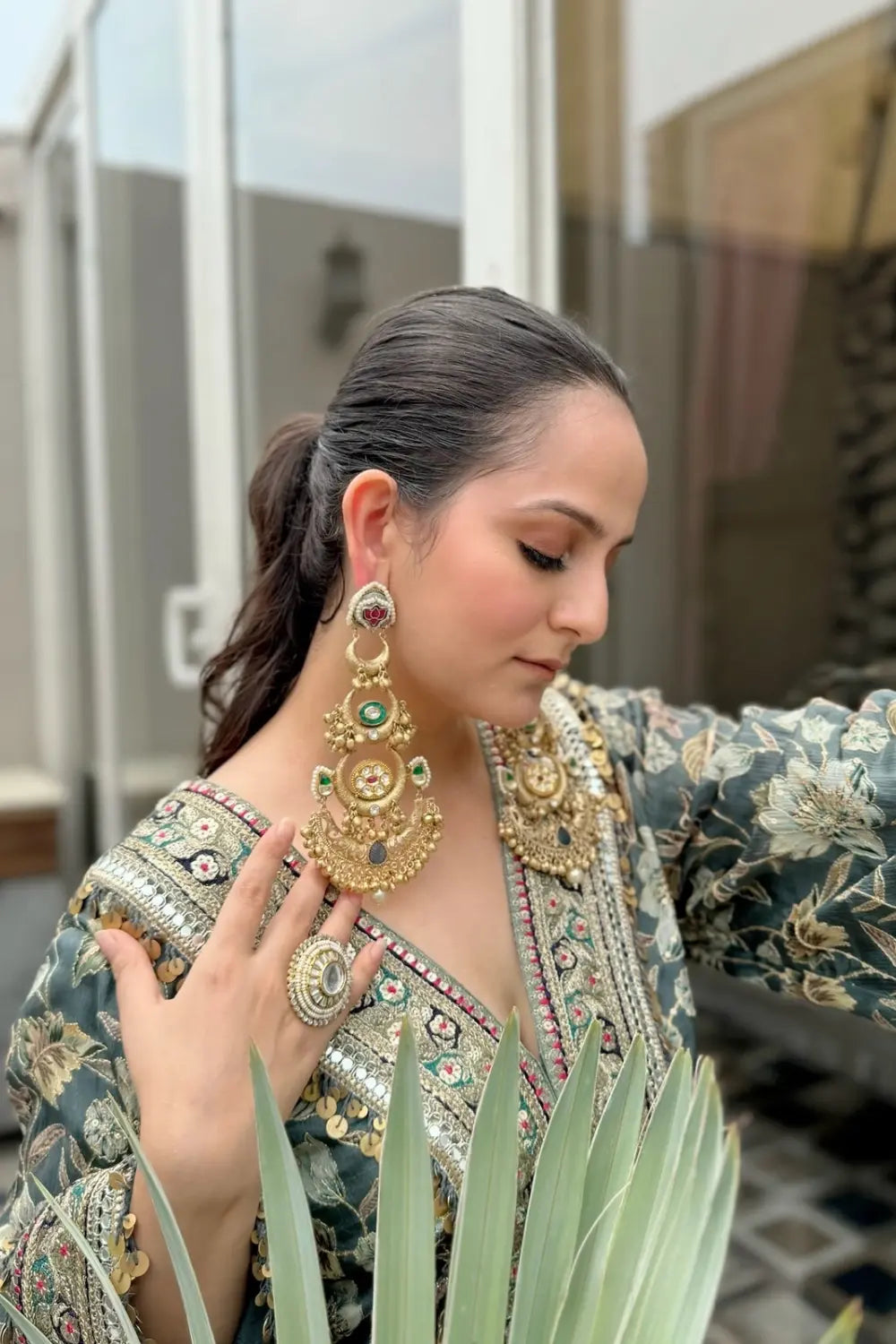 Antique Long Earrings