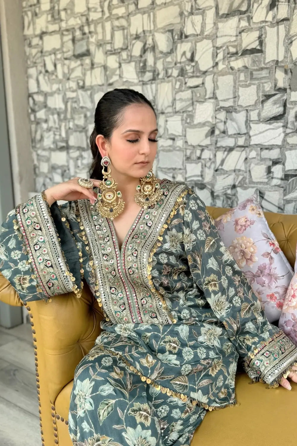 Antique Long Earrings