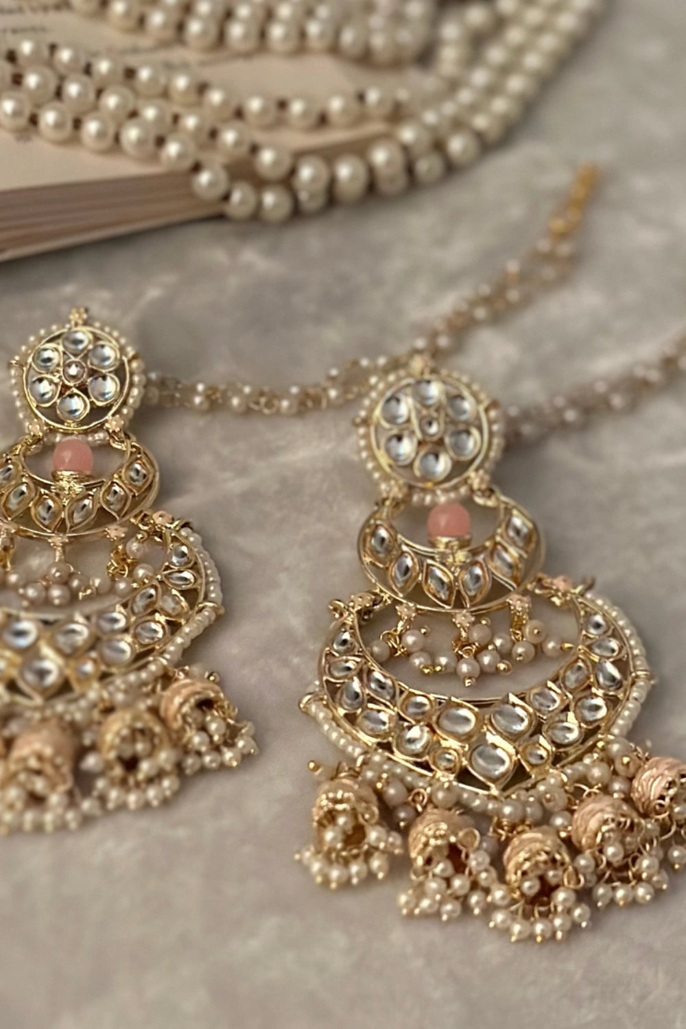 Polki Earrings - Sultana