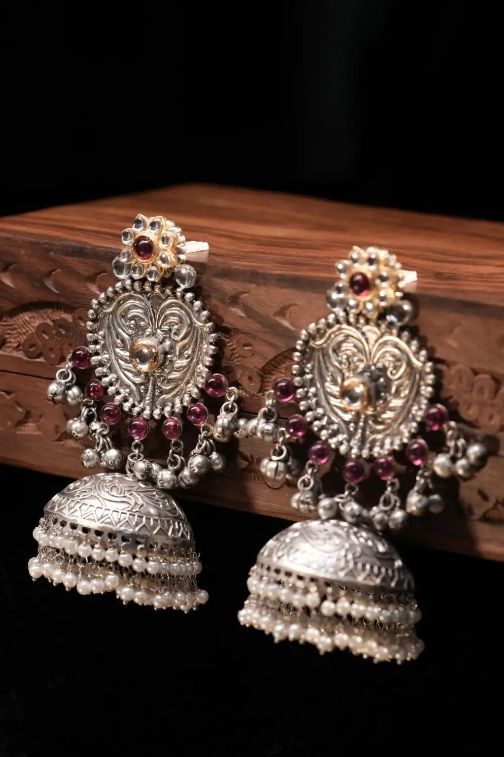 Oxidised Jhumkas