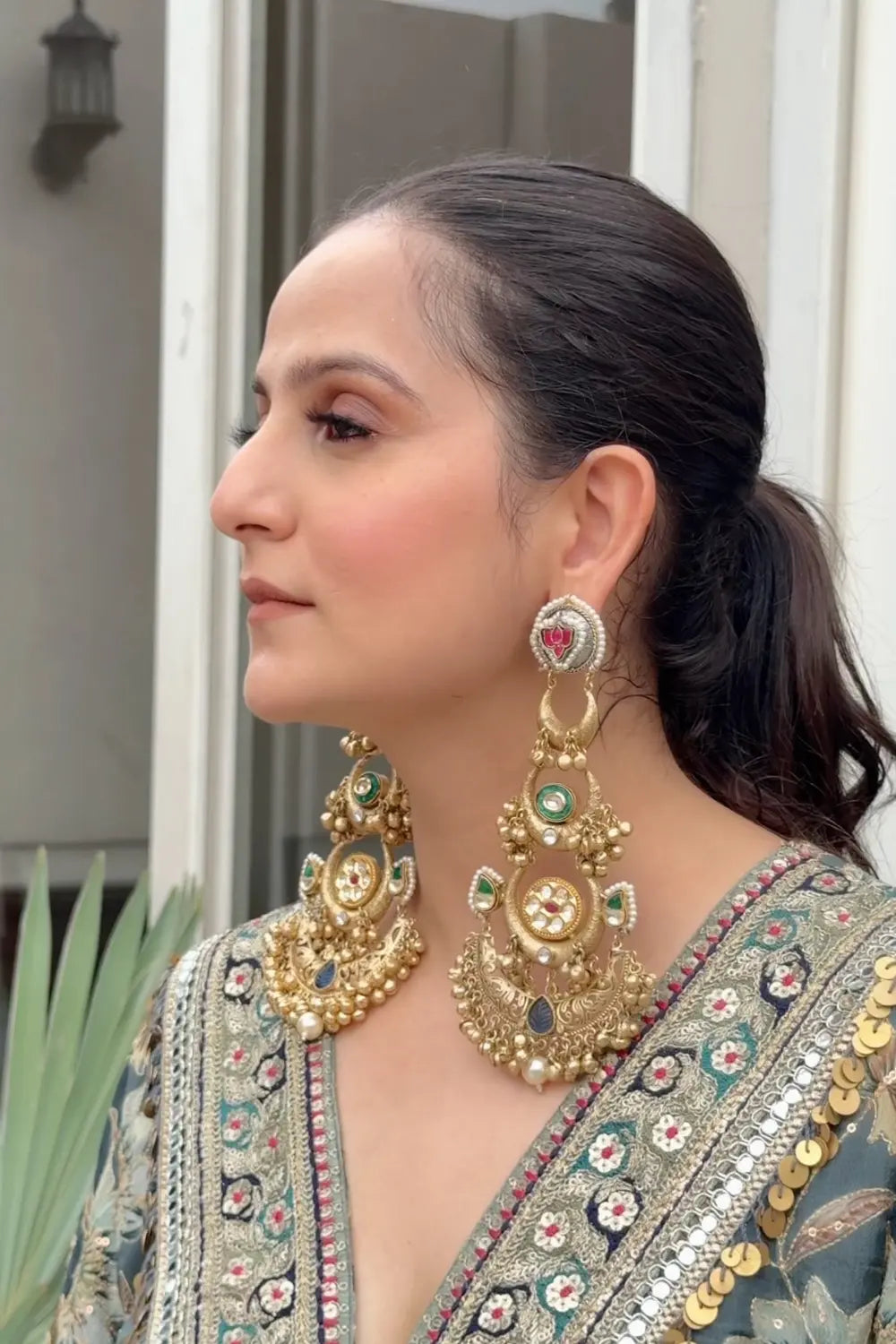 Antique Long Earrings