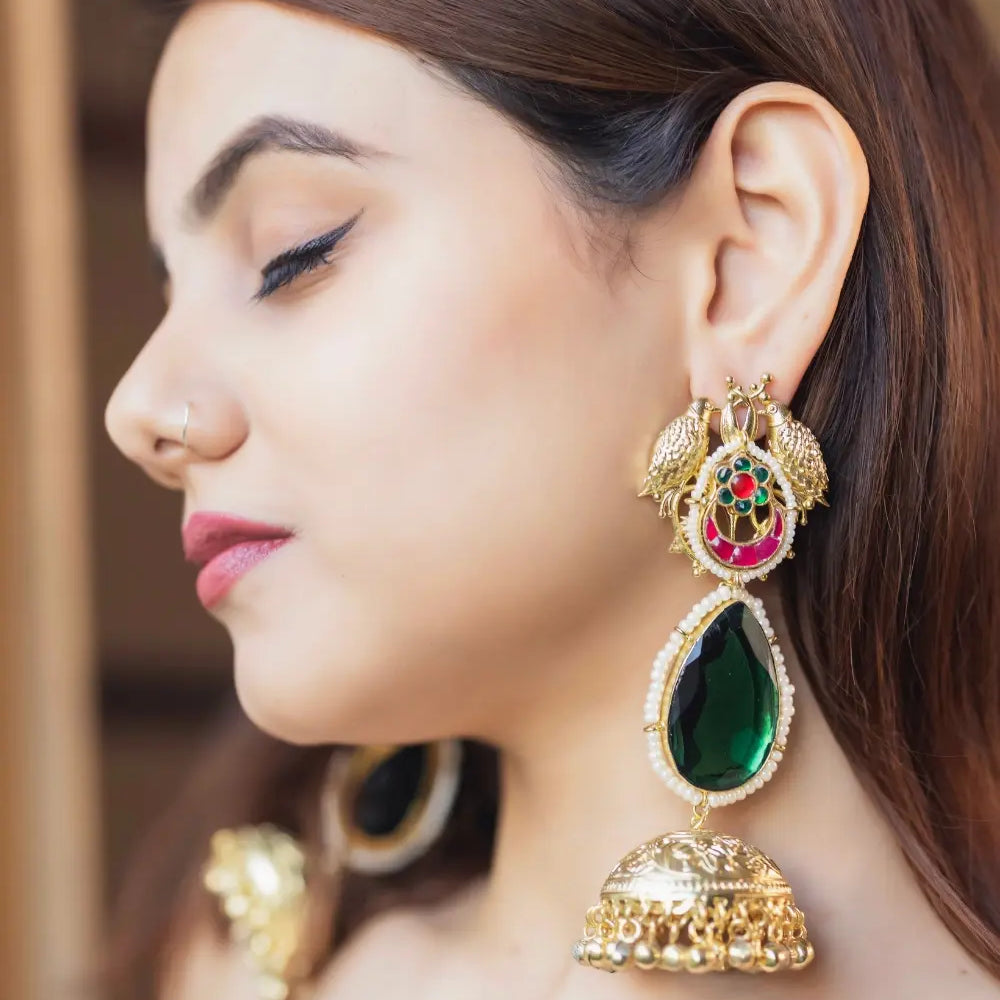 Antique Golden Jhumkas