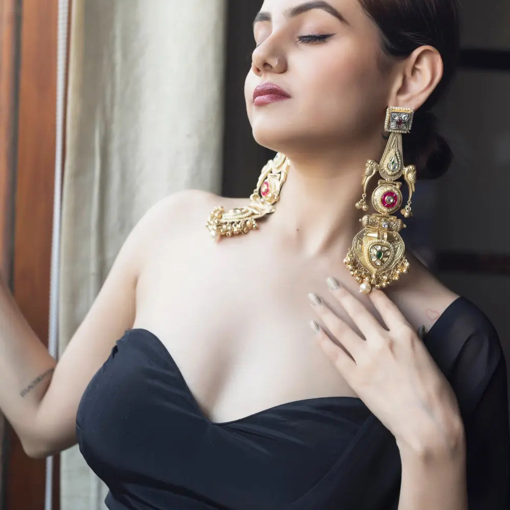 
                      
                        Antique Long Earrings
                      
                    