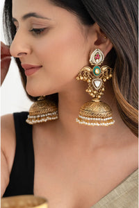 Traditional Temple Jhumkas