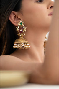 Traditional Temple Jhumkas