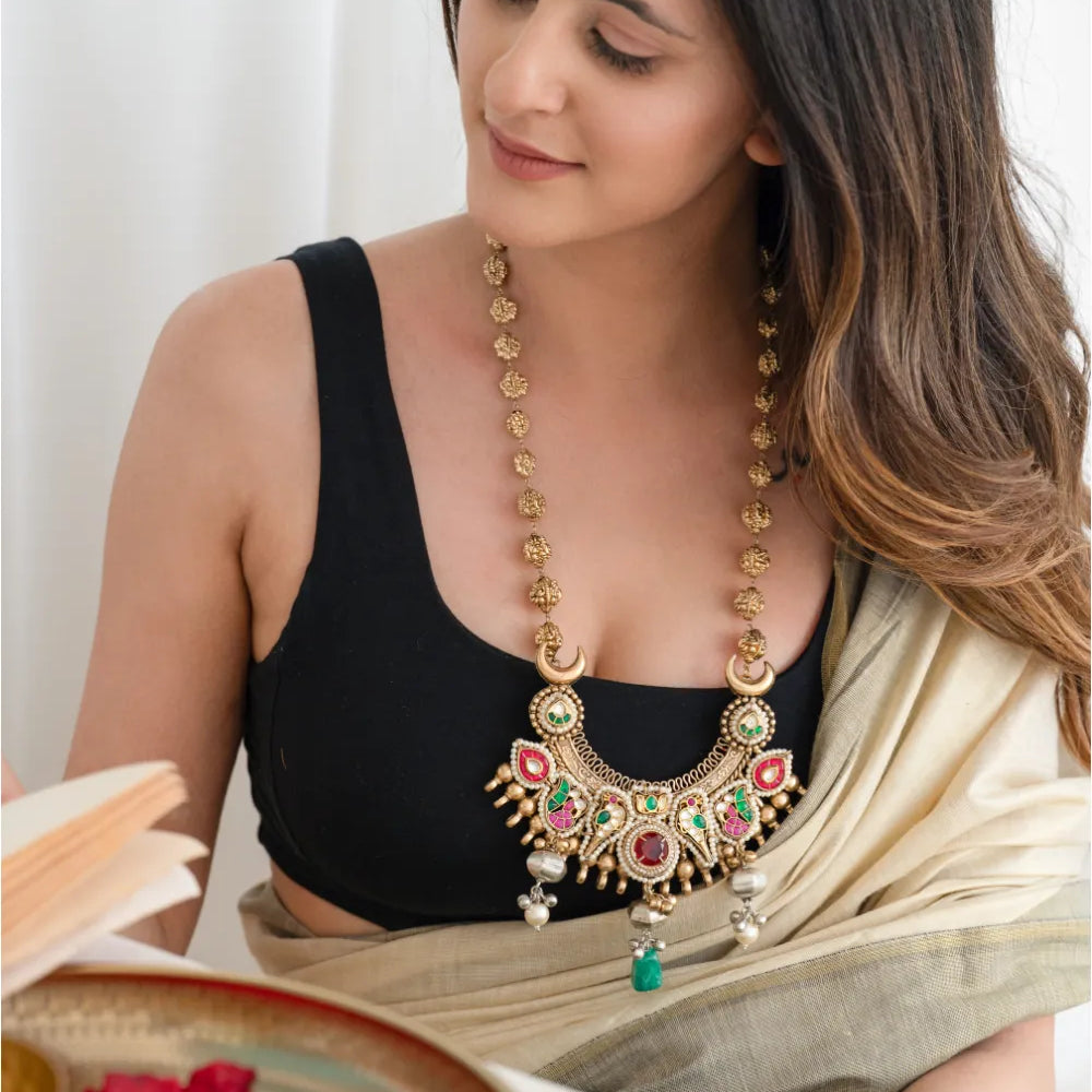 
                      
                        Traditional Motif Necklace
                      
                    