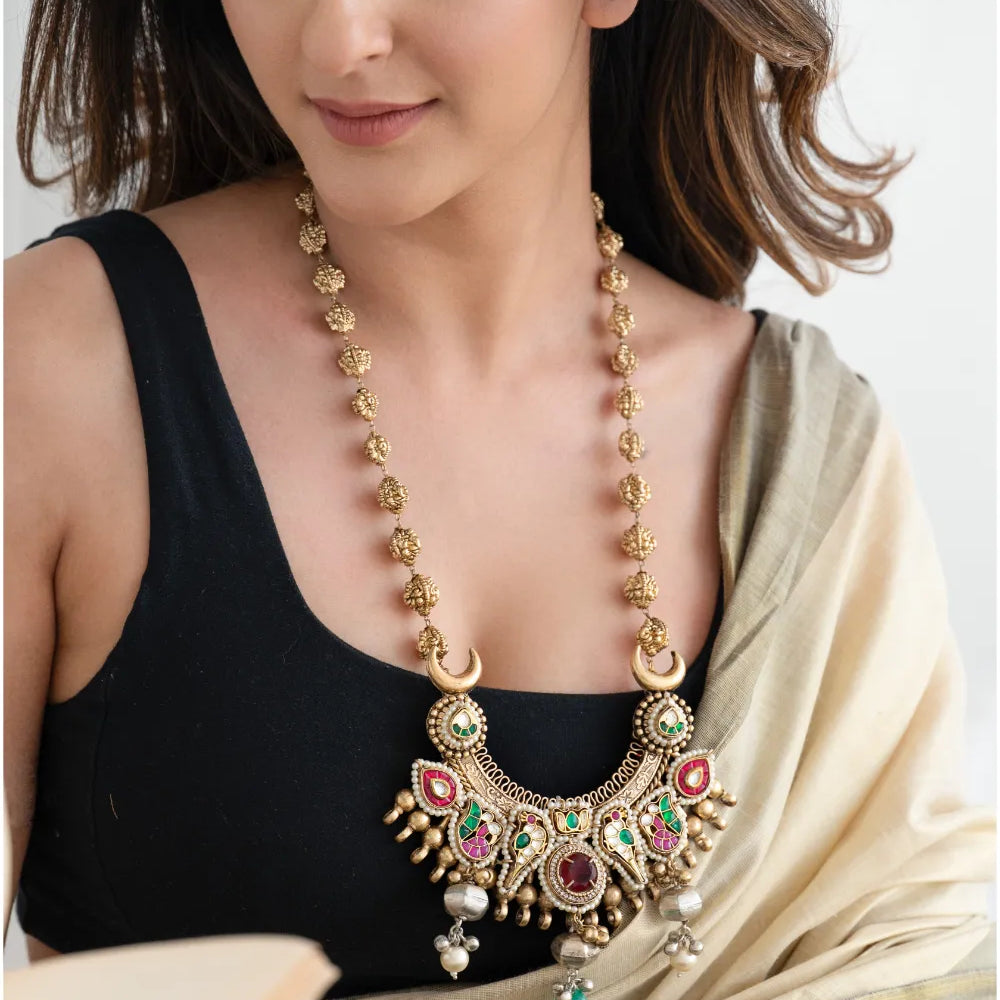 
                      
                        Traditional Motif Necklace
                      
                    