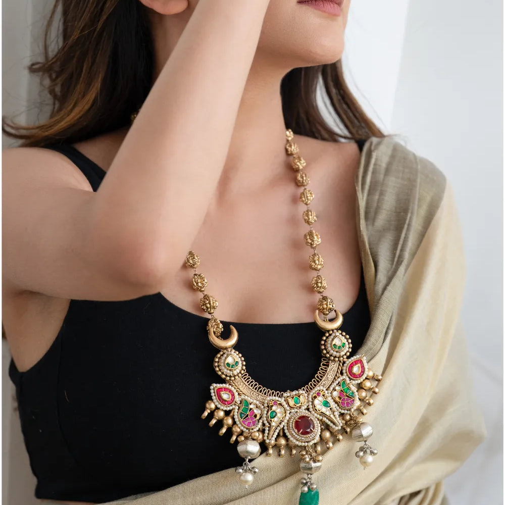 
                      
                        Traditional Motif Necklace
                      
                    