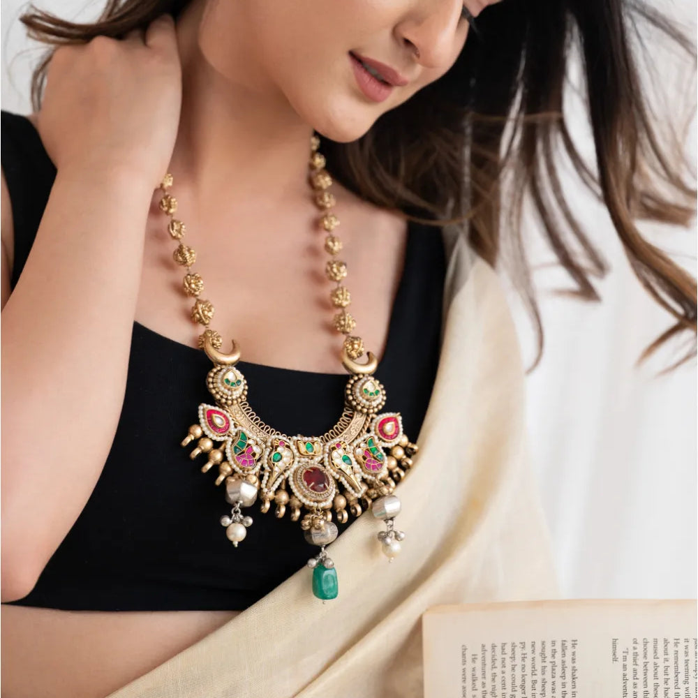 
                      
                        Traditional Motif Necklace
                      
                    