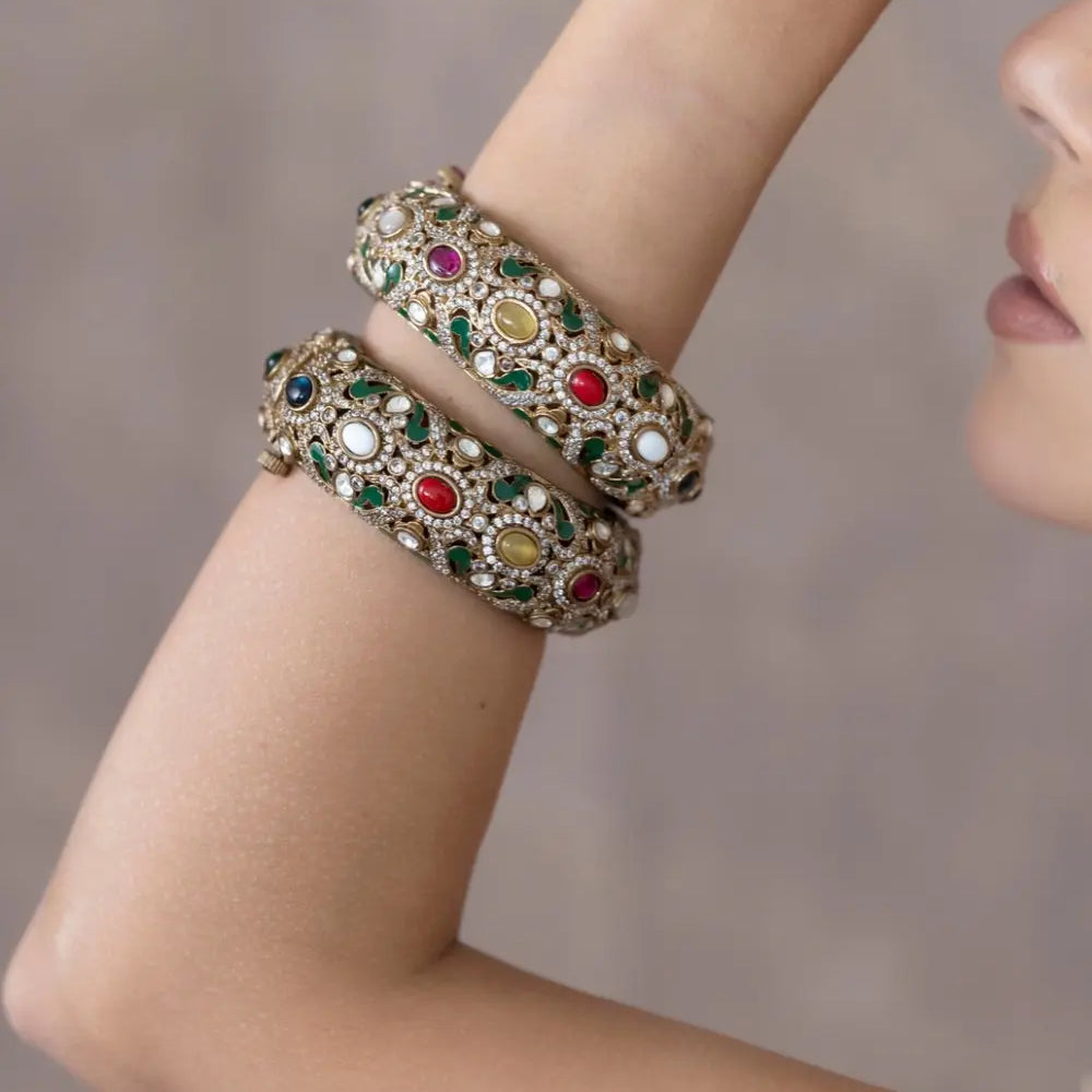 Navratan Bangles- set of 2