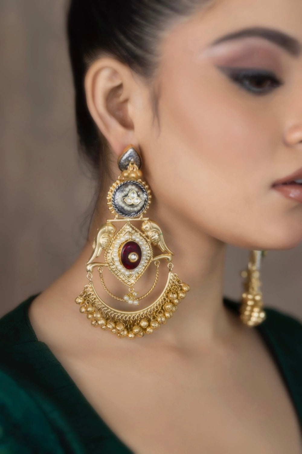 Antique Ruby Earrings - Sultana