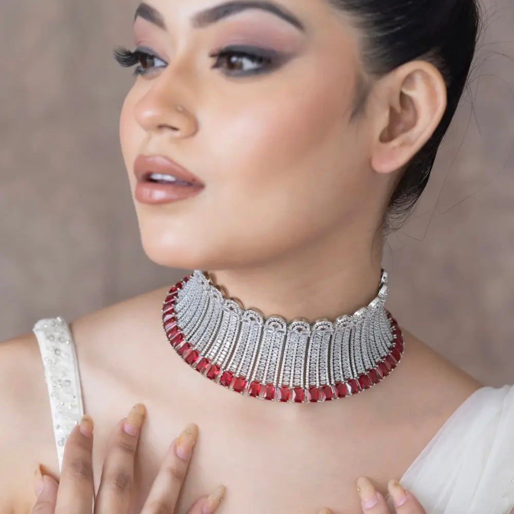 Dazzling Ruby Necklace