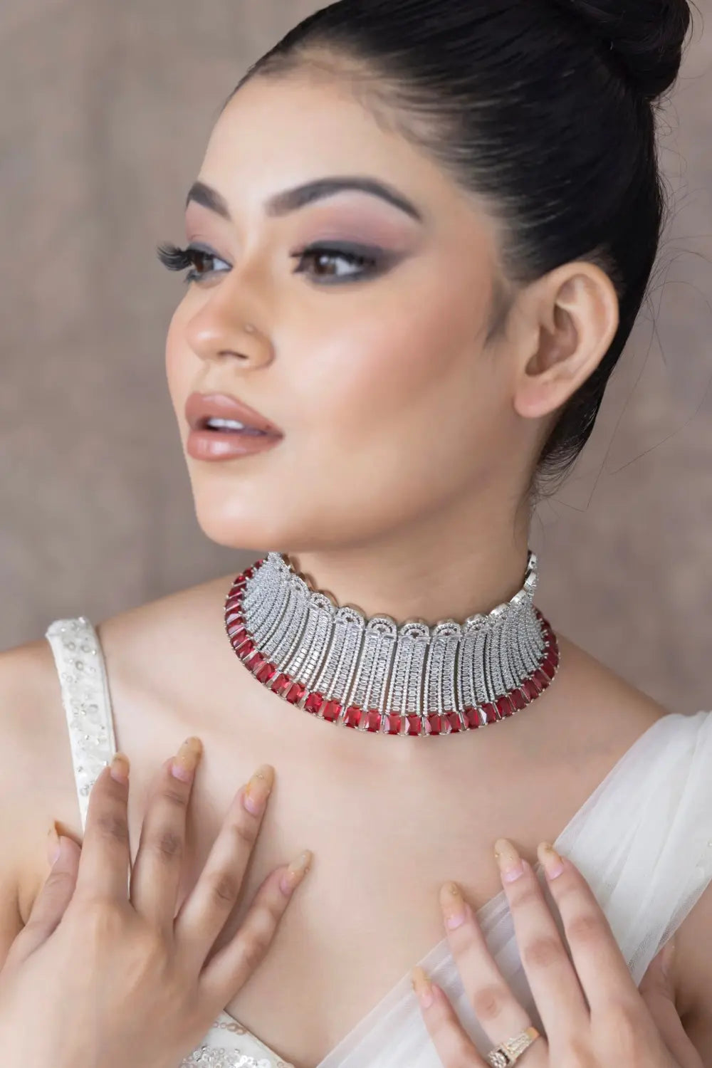 Dazzling Ruby Necklace