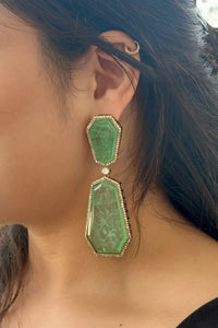 Glamorous Light Green Drops