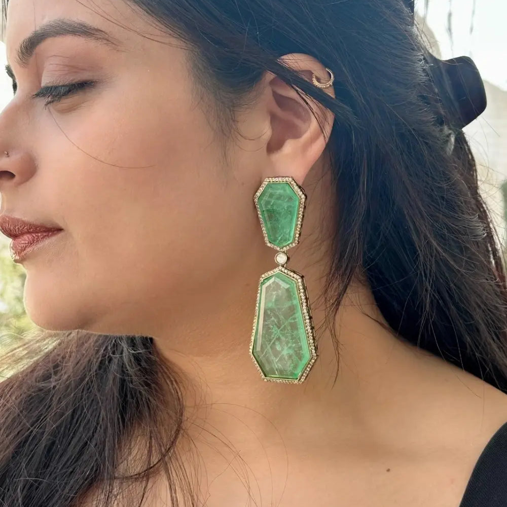 
                      
                        Glamorous Light Green Drops
                      
                    