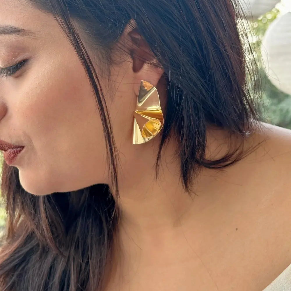 Half Rose Earrings