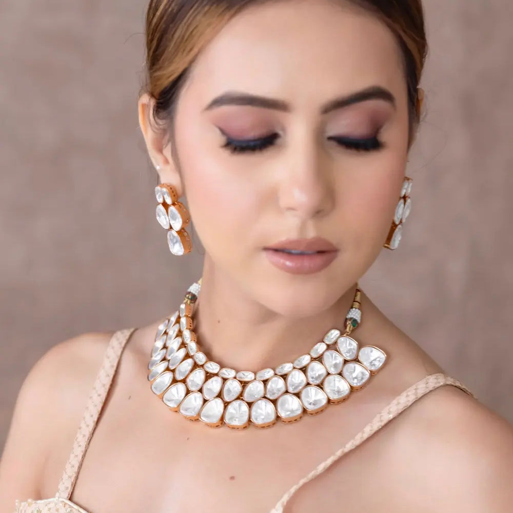 Polki Necklace Set