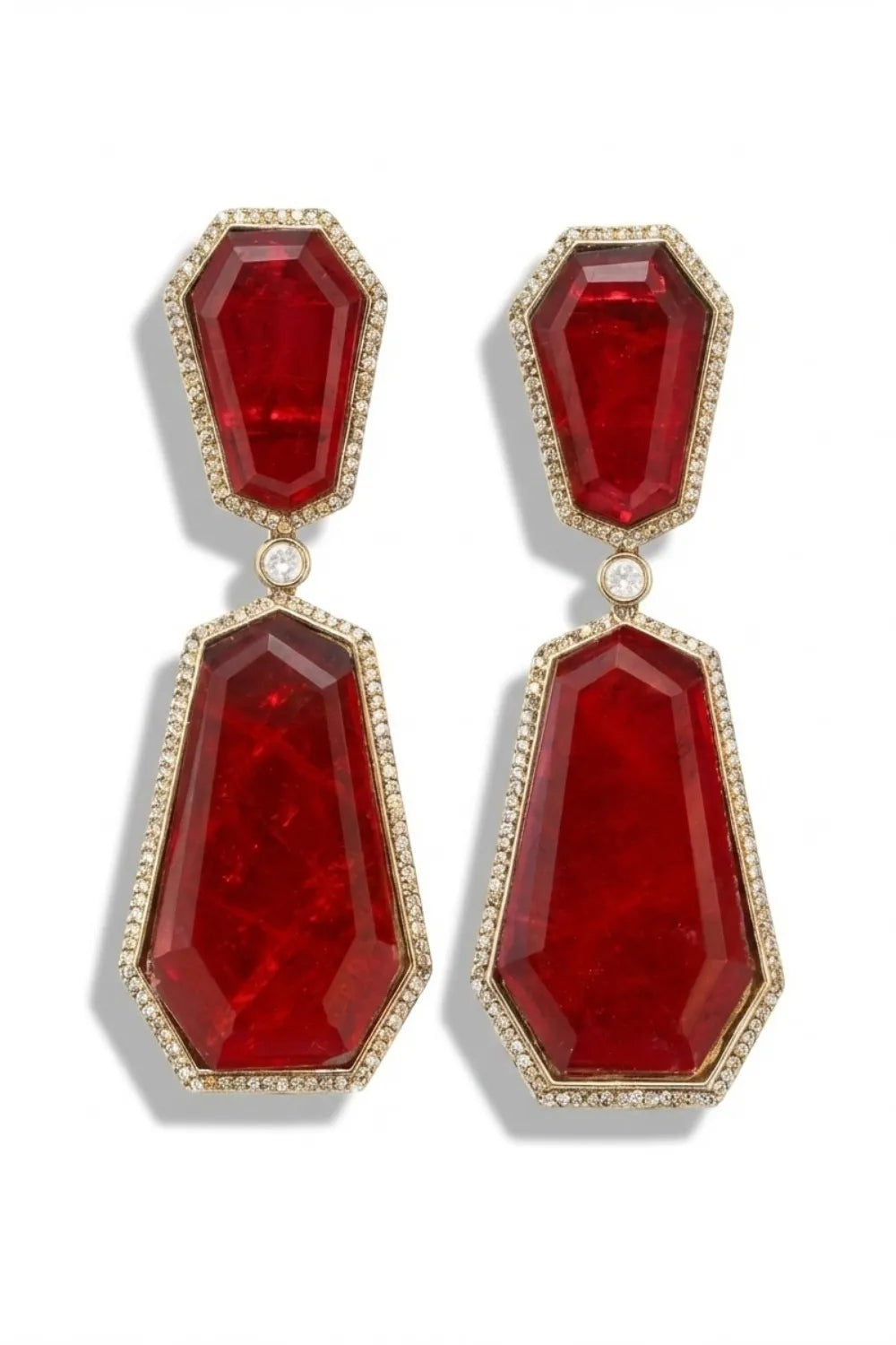 Glamorous Crimson Red Drops