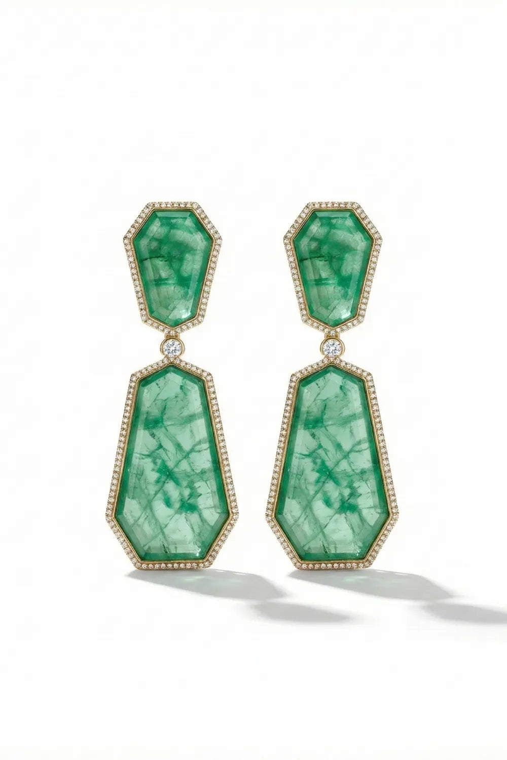 Glamorous Light Green Drops