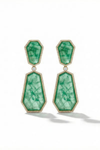 Glamorous Light Green Drops