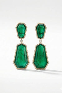 Green Emerald Drops