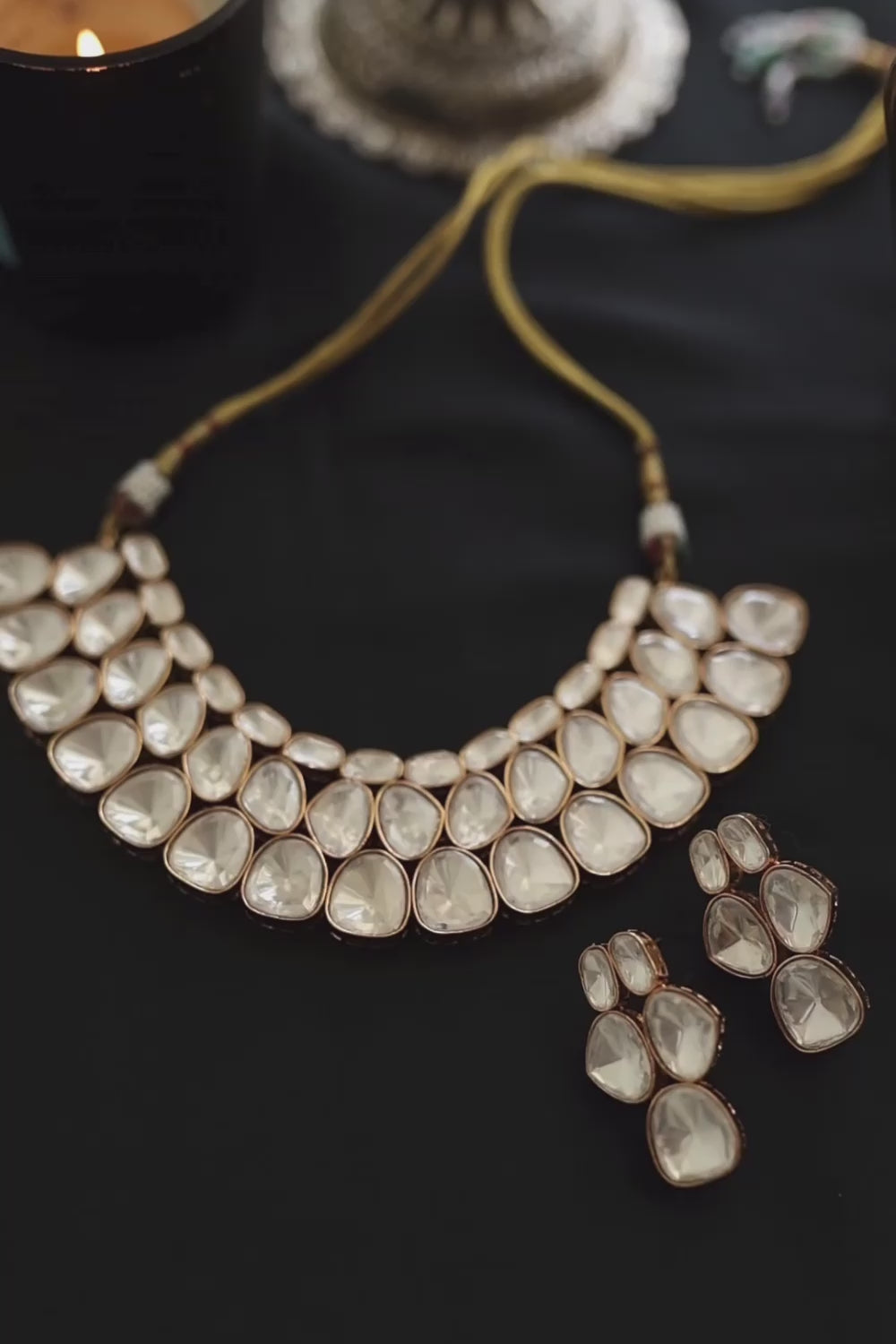 Polki Necklace Set